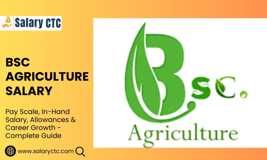 BSc Agriculture Salary