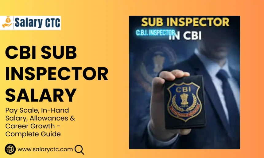 CBI Sub Inspector Salary