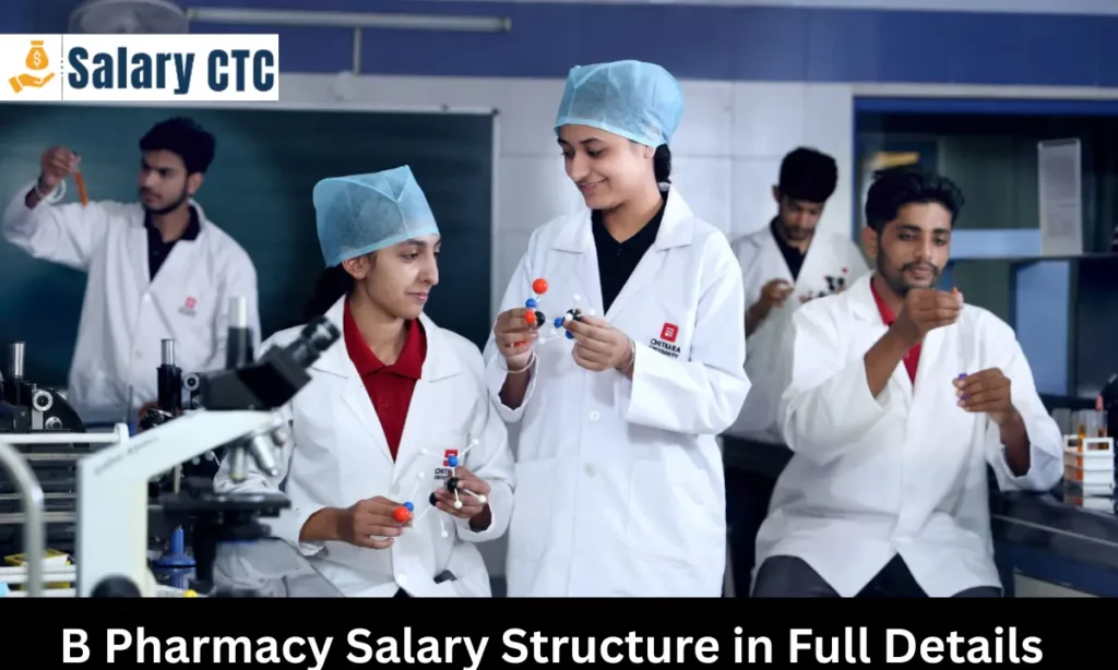 B Pharmacy Salary in India