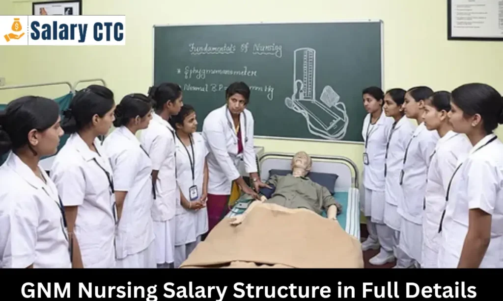 GNM Nursing Salary in India