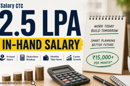 2.5 LPA In-Hand Salary