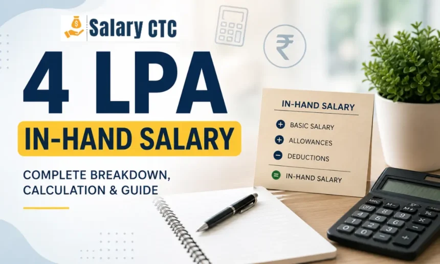 4 LPA In-Hand Salary