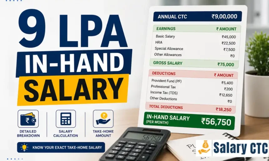 9 LPA in-hand salary