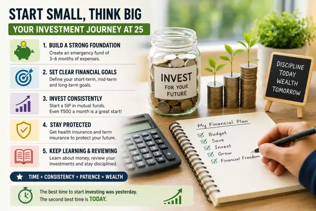 I’m 25 and earning ₹30K a month how should I start investing for long-term growth - Complete Guide