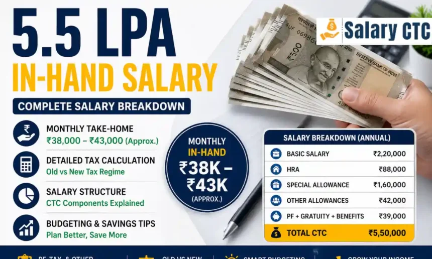 5.5 LPA In-Hand Salary