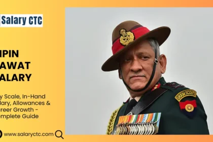 Bipin Rawat Salary