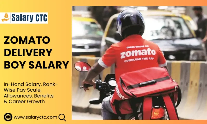 Zomato Delivery Boy Salary