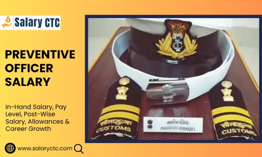 Preventive Officer Salary